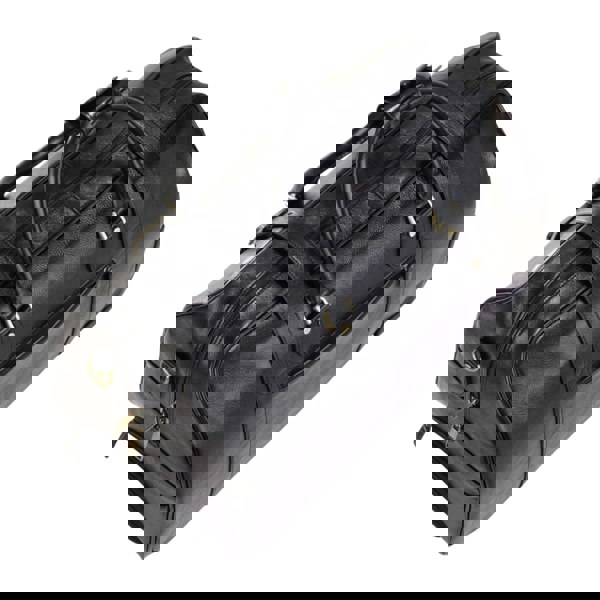 Infinity Leather Holt - Genuine Leather Wheeled Duffle Bag