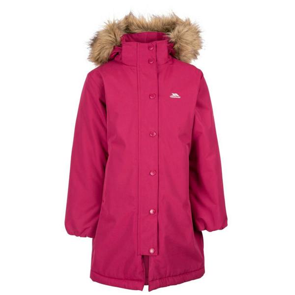 Trespass Girls Astound TP50 Waterproof Jacket - Berry - 