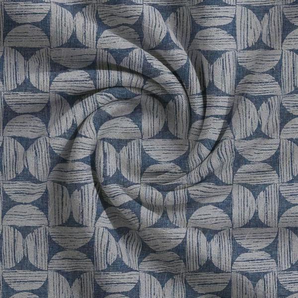 Axel fabric close-up in Denim