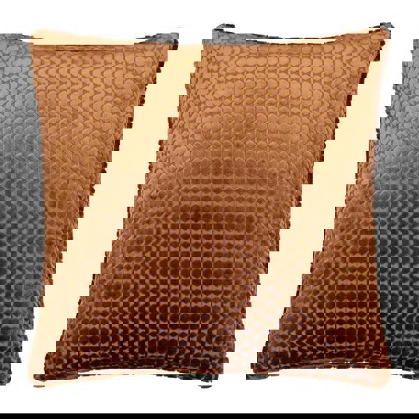 Paoletti Neptune Velvet Cushion Cover - Copper