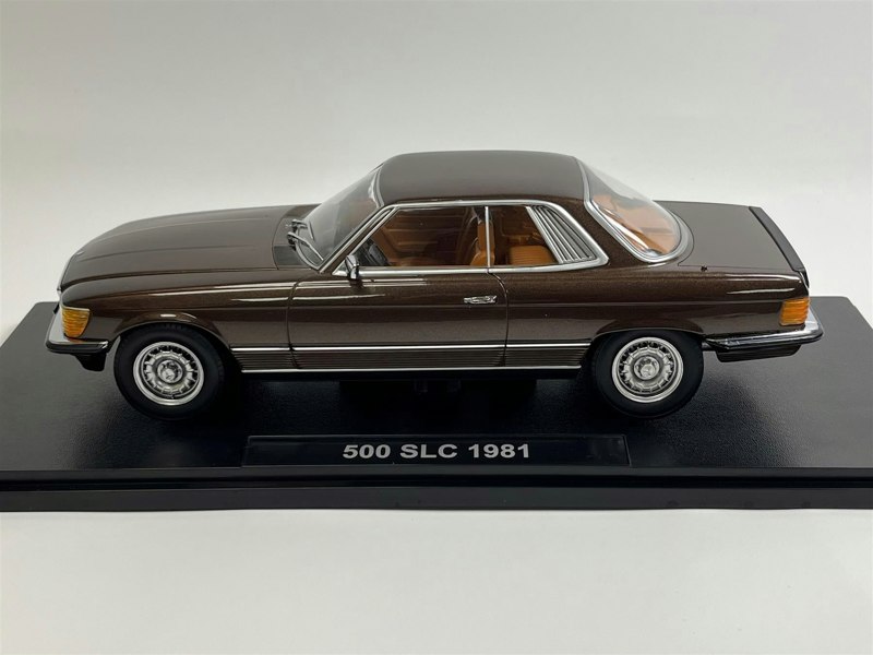 KK Scale Mercedes 500 SLC C107 1981 Brown Metallic 1:18 Scale KK Scale 180851