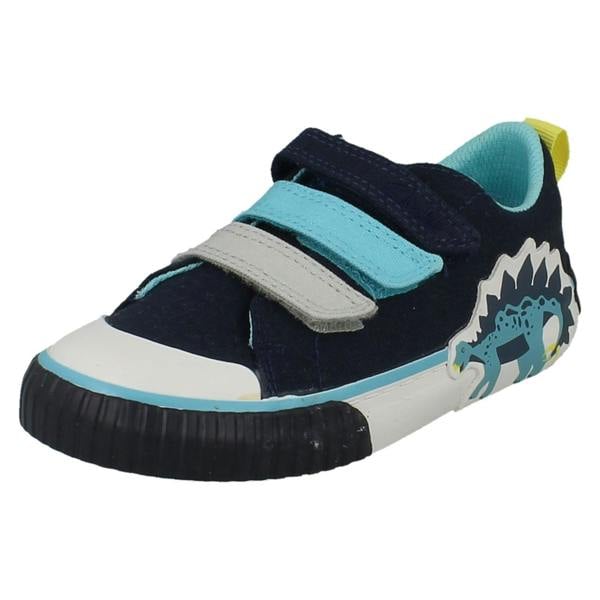 Clarks Boys Clarks Casual Canvas Shoes Foxing Tail K