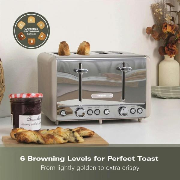 Hamilton Beach Harmony 4 Slice Toaster - Cappuccino