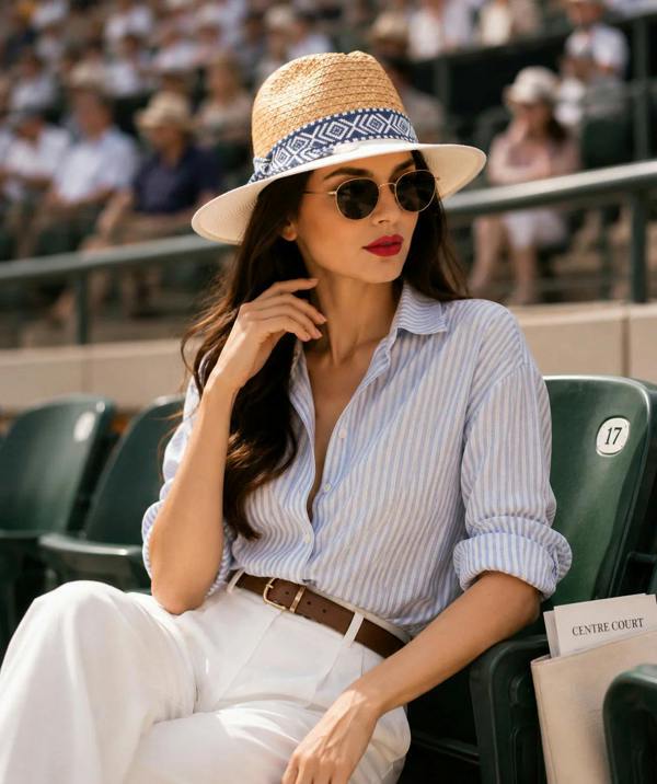 Pia Rossini Rosa -  UV Ray Sun  Protection Fedora