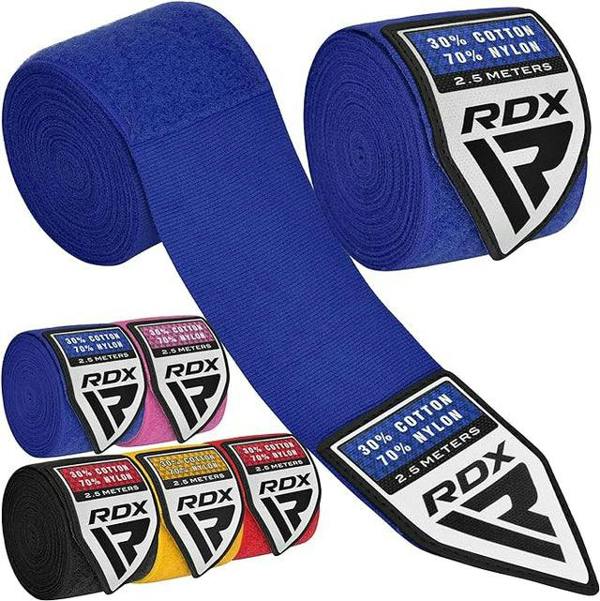 RDX Sports HAND WRAPS 2.5 METER BLUE