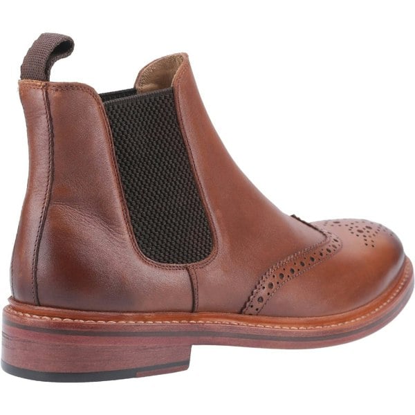 Cotswold Siddington Leather Goodyear Welt Men's Boots in Brown