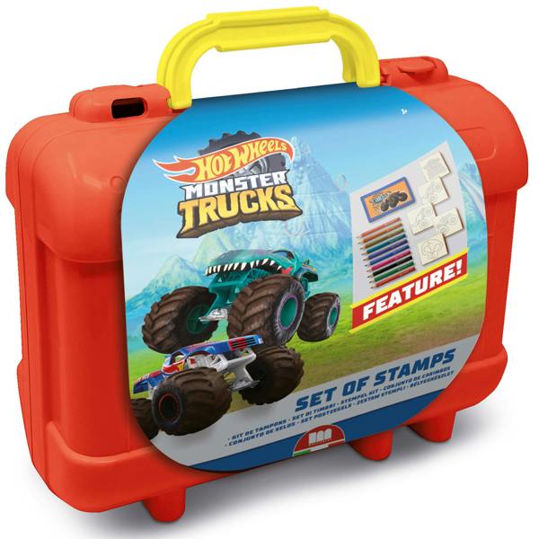 Hot Wheels Travel Set by Multiprint – Kids Activity & Craft Set