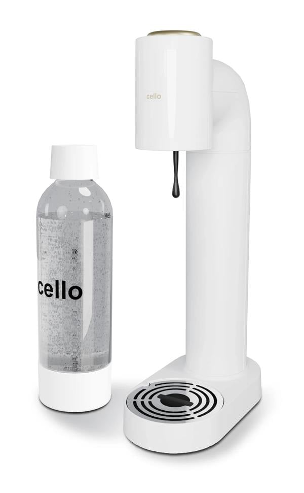 Cello Refresh Bundle - Digital Kettle + 2 Slice Toaster + Soda Maker - White