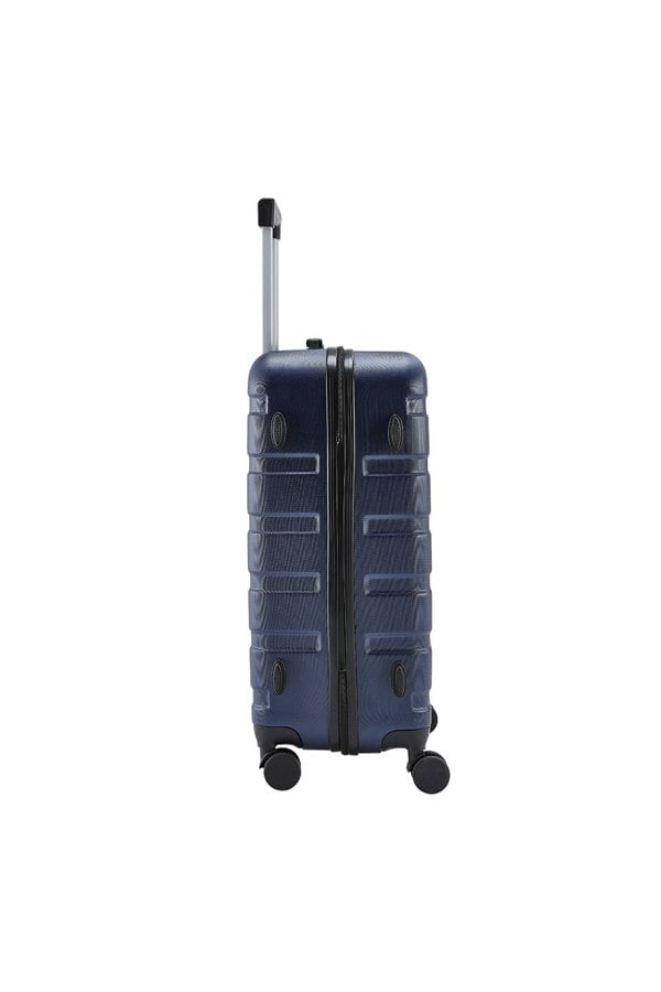 Living and Home Hardshell Rolling Luggage Trolley Travel Suitcase - 28" Blue
