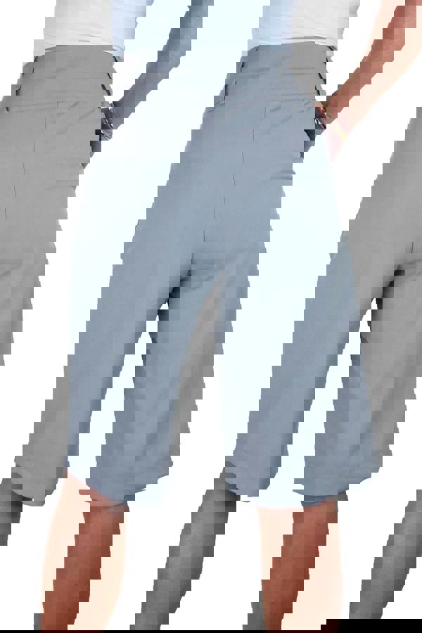 Paulo Due Women's Tailored Wide Leg Knee Shorts