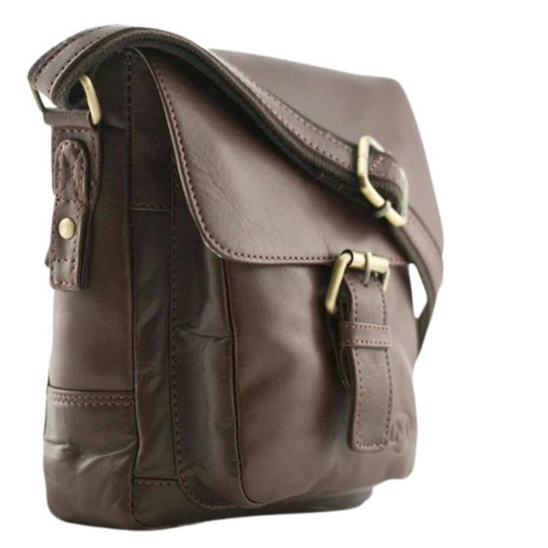 Mala Leather Toro Collection Leather Satchel with Front Pocket