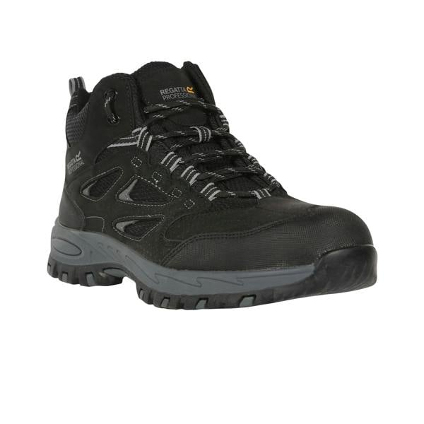 Regatta Professional Mens Safety Boots - Black/Granite