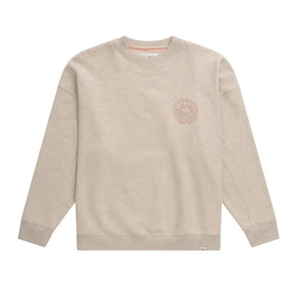 Animal Womens/Ladies Dakota Organic Sweatshirt - Light Beige