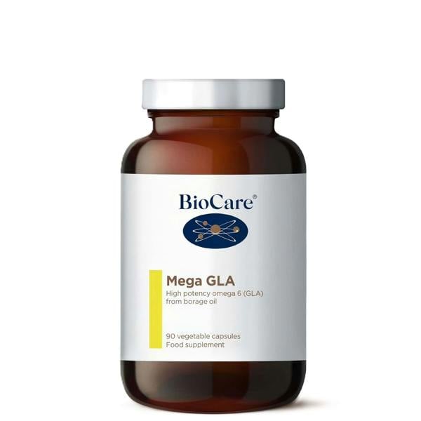 BioCare Fish Oil Supplements Mega GLA Omega 6 x 90 Capsules