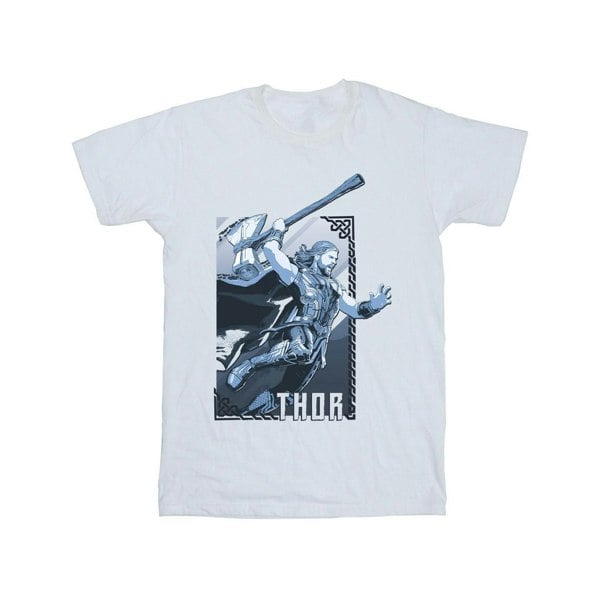 Marvel Boys Thor Love And Thunder Attack T-Shirt - White