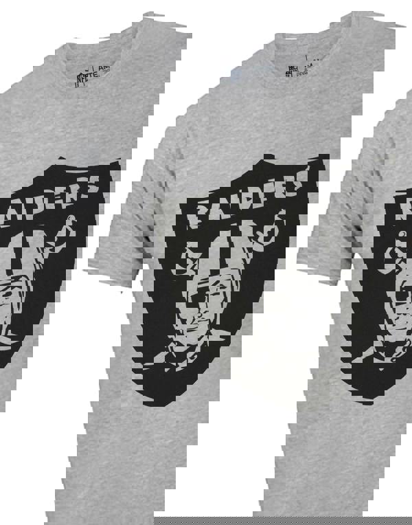 NFL Mens Grey Las Vegas Raiders Short Sleeved T-Shirt