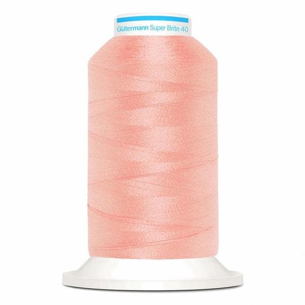 Gutermann Super Brite Polyester 40 Embroidery Thread 1000m Polyester Thread Suitable For Embroidery