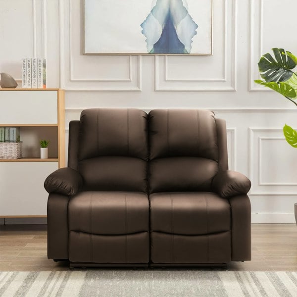 Comfy Living Milan Reclining Luxury Faux Leather Sofa Set - Indulge in the Ultimate Comfort and Style for Your Living Room