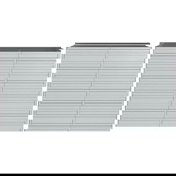 Berkfield Garden Raised Bed 160x80x77 cm Galvanized Steel Silver