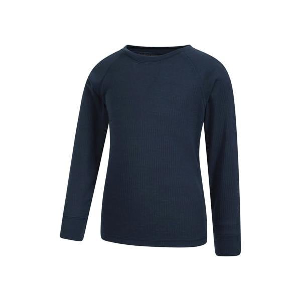 Mountain Warehouse Childrens/Kids Talus Plain Base Layer Set - Navy
