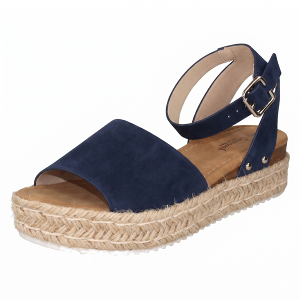 Savannah Ladies Savannah Wedge Mule Wide Fit Sandals F12039