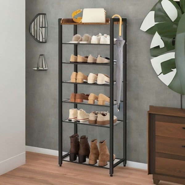 Rafaelo Mobilia 8 Tier Shoe Rack