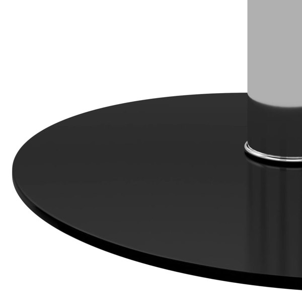 Berkfield Coffee Table Black 40 cm Tempered Glass
