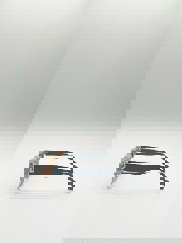 SVNX Retro Oval Sunglasses in Light Grey