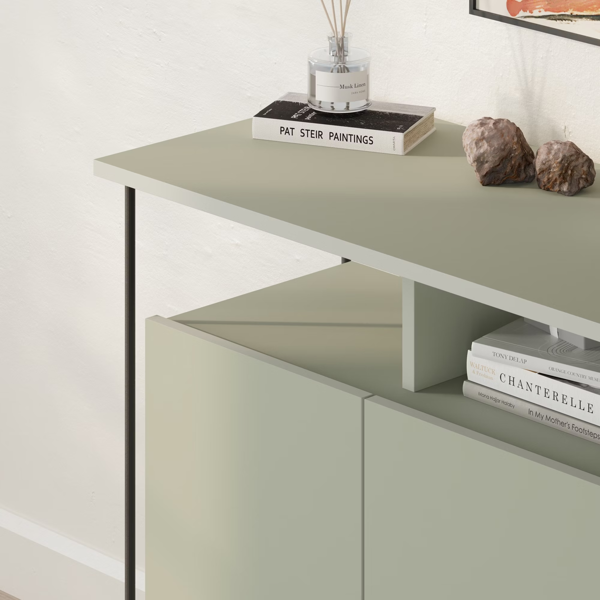 FW Style by invitation Modern 2 Door Sideboard Unit Metal Legs