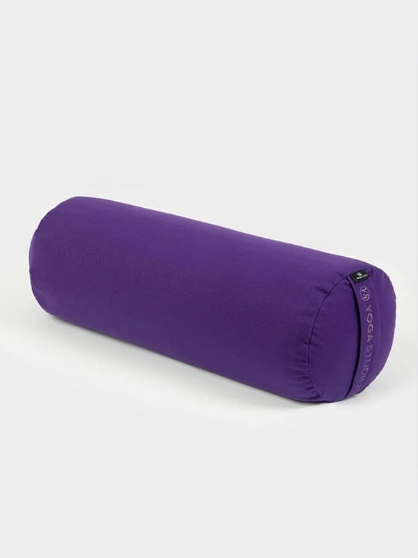 Yoga Studio EU Organic Buckwheat Drawstring Bolster - Purple