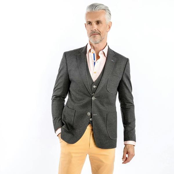 SPECTRUM ELEGANCE STRETCH SPORT BLAZER - Premium Men's Patterned Shirt by Claudio Lugli | Bold Design, Tailored Fit, Best Printed Shirts