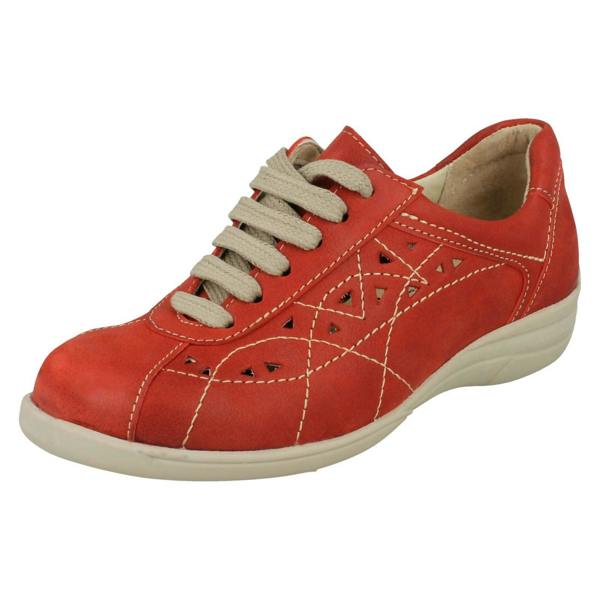 DB Shoes Ladies Easy B Lace Up Flat Casual Shoes Hornsea