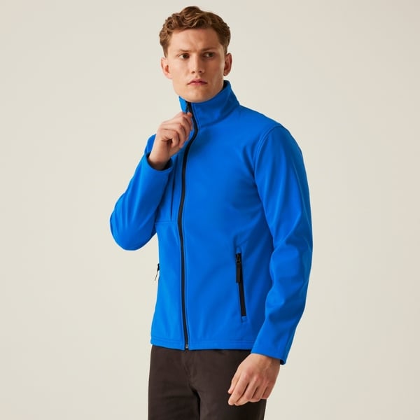 Regatta Men's Octagon II Waterproof Softshell Jacket - Oxford Blue / Black