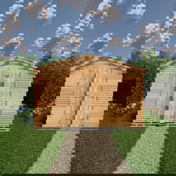 Shire Overlap Double Door 10x15 Economy Storage Shed