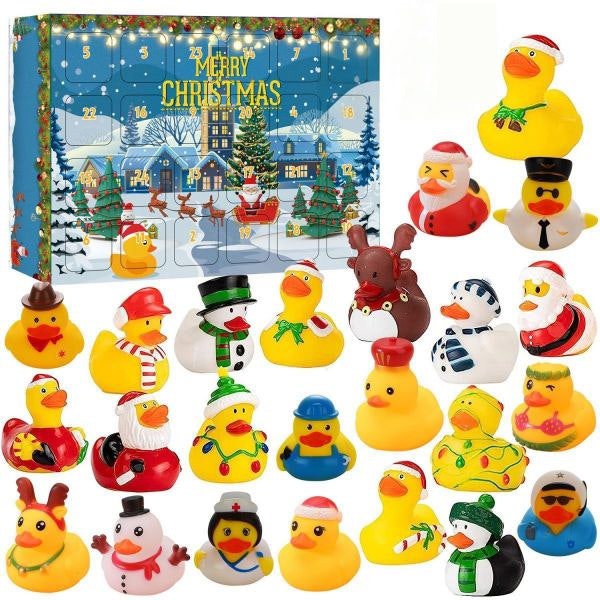 Leaper Christmas Rubber Duck Bath Toy Advent Calendar