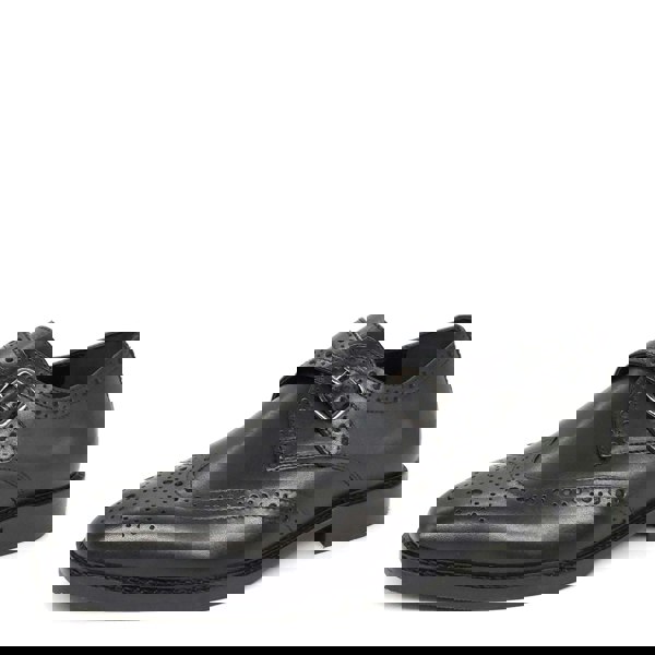 HX London Barnet Monk Strap Brogue Shoes