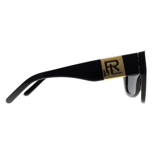 Ralph Lauren Sunglasses RL8175 500187 Shiny Black Dark Grey