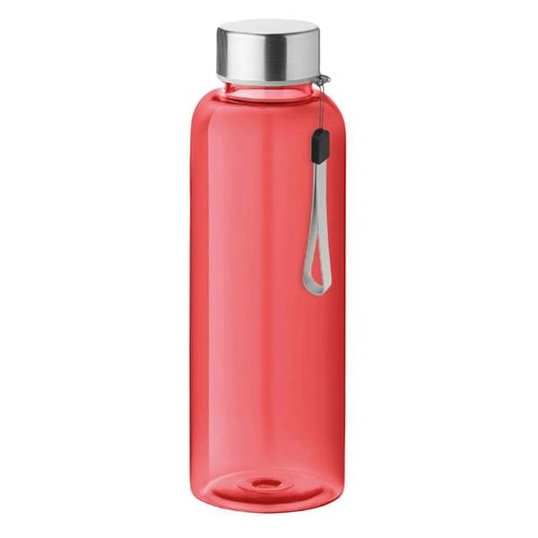MidOcean Utah RPET 500ml Water Bottle - Transparent Red - 