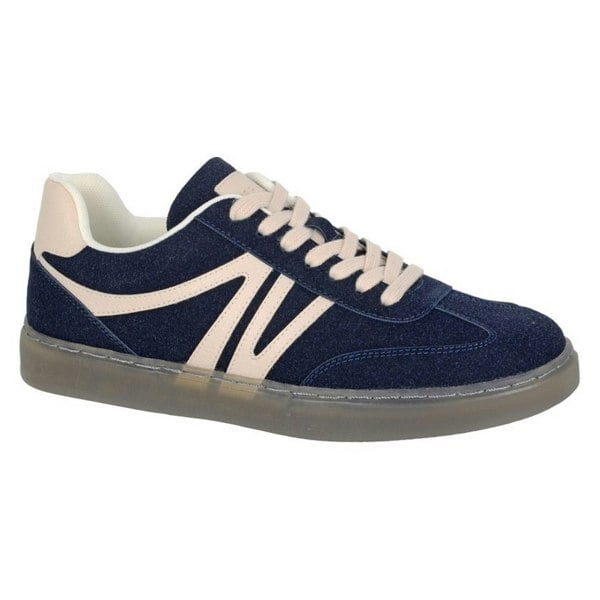 Cipriata Womens Redea Microsuede Trainers - Navy