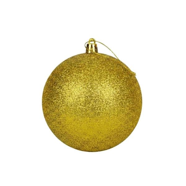 20cm to 25cm Dark Gold Glitter Christmas Bauble for Tree and Home Seasonal Décor image 1