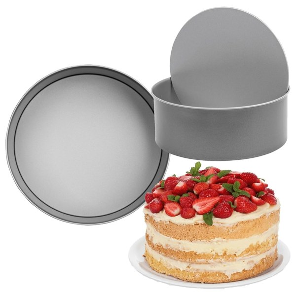 1 x 23cm Loose Base Deep Non-Stick Cake Tin Oven Safe