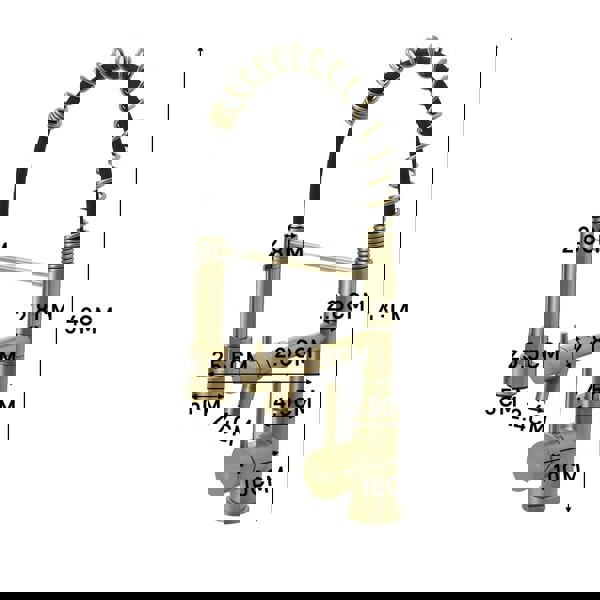 Stainless Steel Kitchen Faucet with Pull Down Spring Spout and Pot Filler Kitchen Taps Living and Home