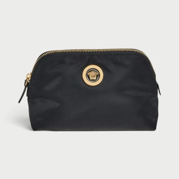 Versace Medusa Logo Cosmetic Bag Black