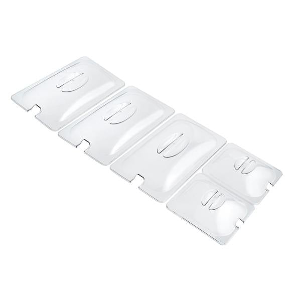 Cooks Professional Set of 5 Clear Lids for 5 Section Buffet Warmer