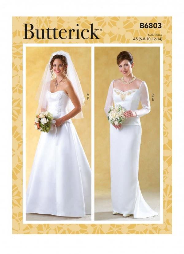Butterick Sewing Pattern 6803, Tops, Skirts, Dresses for Women, E5 (14-16-18-20-22) - Intermediate