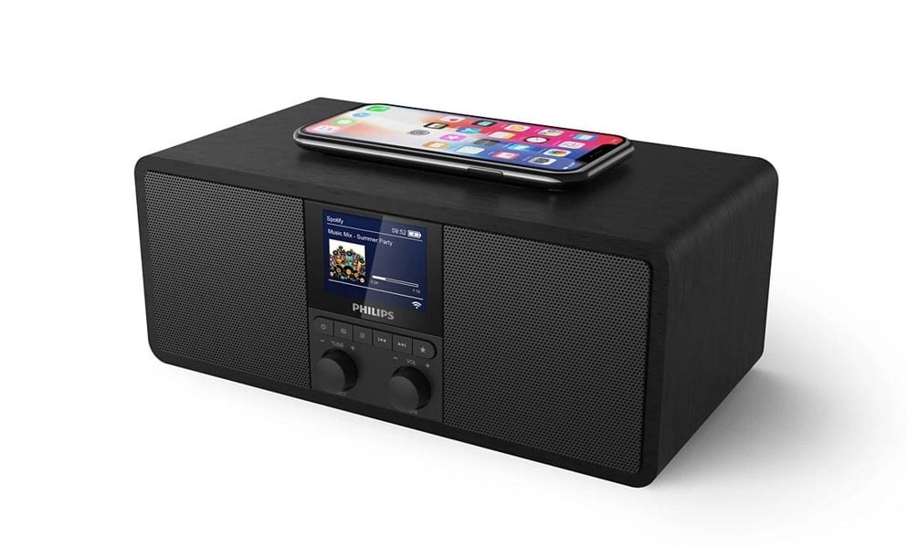 Philips TAR8805-10 Internet, DAB+ FM, BT Wireless Charging Pad Radio - Free Gift RRP £15!