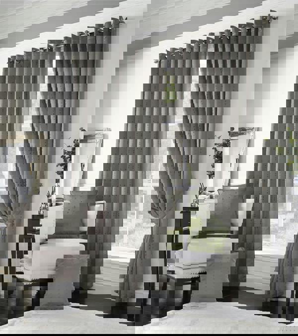 Luxury Living Adi Lined Ring Top Eyelet Curtains