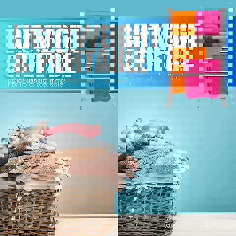 Homefront Electric Heated Clothes Airer Dryer Rack 90W Indoor Free Standing Deluxe Energy Efficient