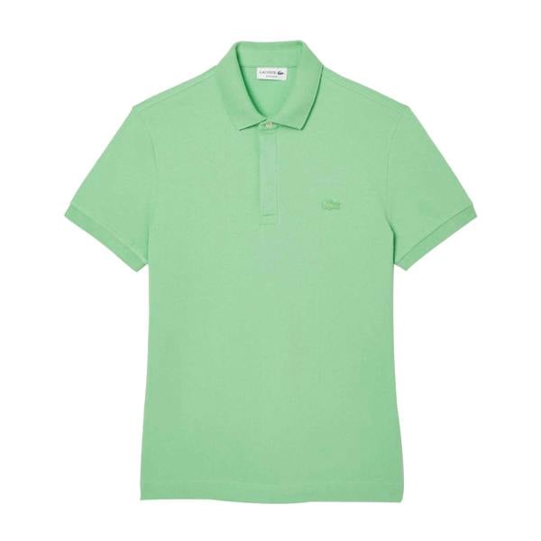 Lacoste Mens Pique Stretch Regular Polo Shirt - Green - 