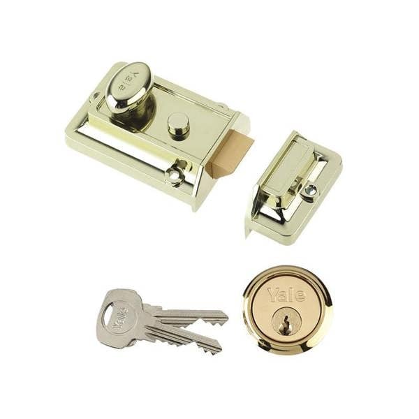 Yale Locks 77 Traditional Nightlatch - Multi Colour - 